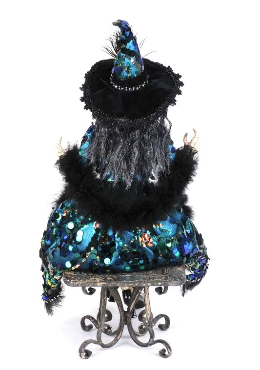 Glitzy Pecock Witch
