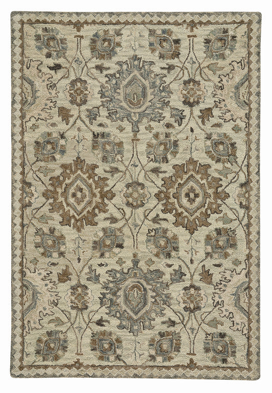 Peyton Hand Tufted Wool Rug color Natural