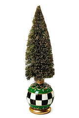 MacKenzie-Childs Emerald Luxe Medium Illuminated Bottle Brush Tree