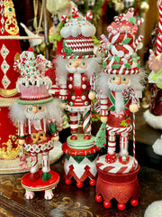 Hollywood Candy and Cake Hat Nutcrackers