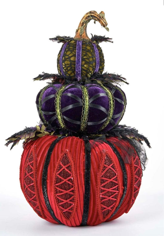 Katherine's Collection Which Way to Witchville Pumpkin Stack