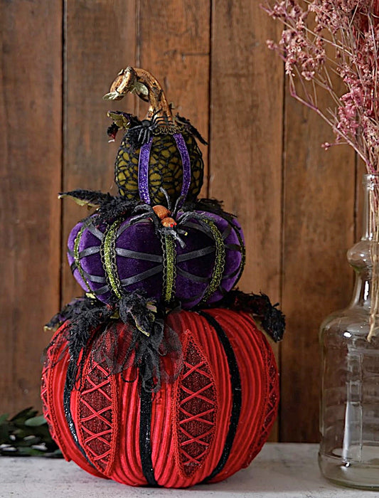 Katherine's Collection Which Way to Witchville Pumpkin Stack