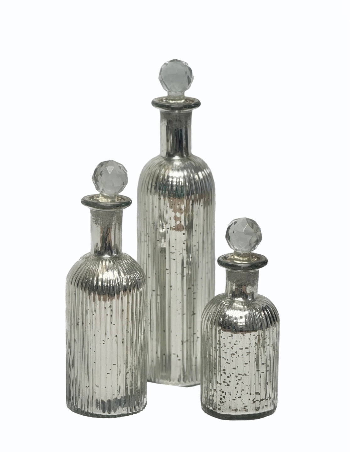 Set Of Three Glass Canisters