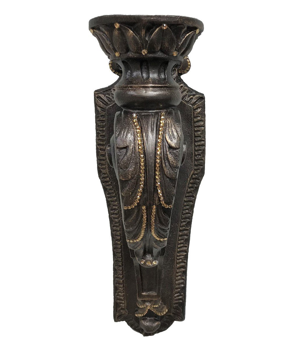 Crystal wall sconce candle holder outlet