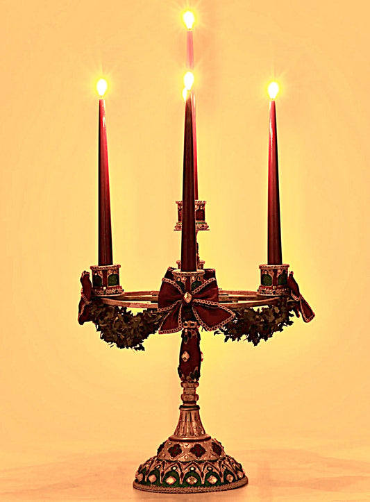 Katherine's Collection Christmas Castle Candelabra