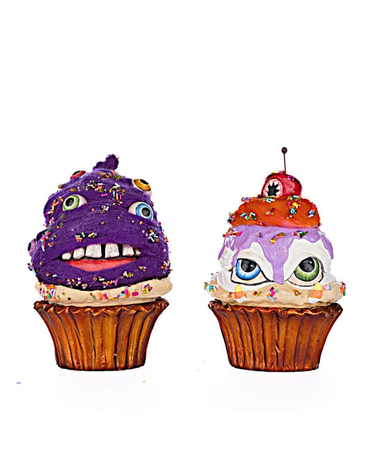 Katherine’s Collection Set of 2 Creepy Cupcakes Crazy Eyes And Crabby Crumbs containers