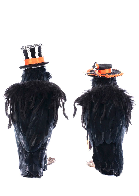 Katherine’s Collection Edgar Allen and Poe the Crows Set of 2