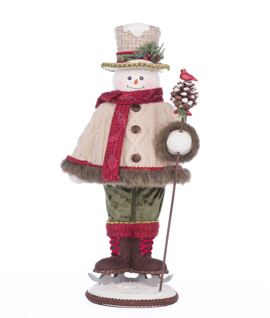 Katherine’s Collection Frosty Snowfield Snowman Tabletop