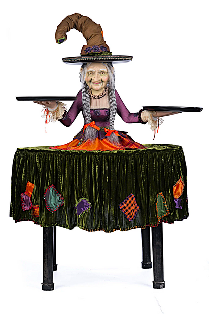 Katherine’s Collection Gertrude Grimoir Witch Cupcake Server