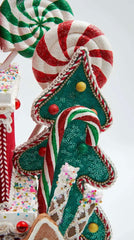 Katherine’s Collection Gingerbread Tree Topper or Tabletop Decor