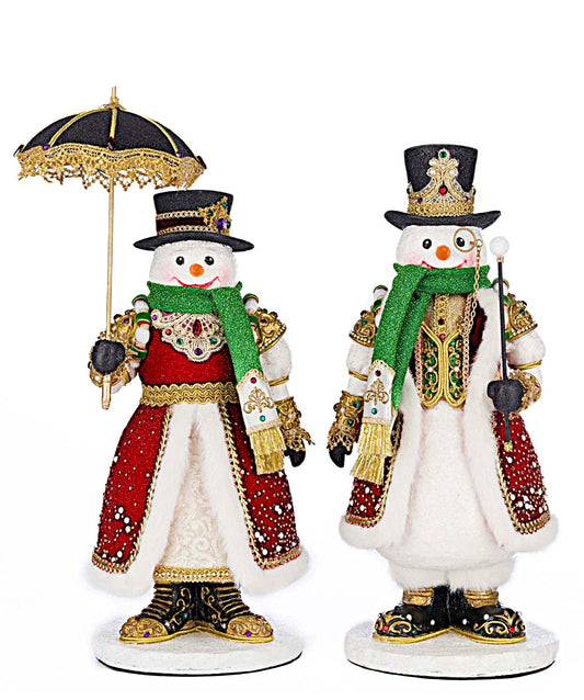 Katherine’s Collection Set of 2 Sir Frosty Banks and Dame Icy Banks
