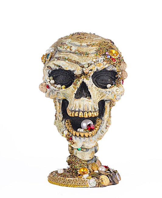 Katherine’s Collection Treacherous Treasure Tall Skull Tabletop