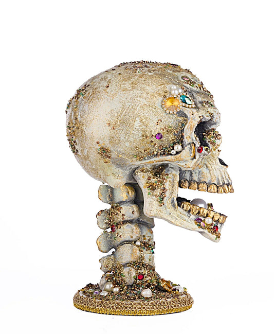 Katherine’s Collection Treacherous Treasure Tall Skull Tabletop