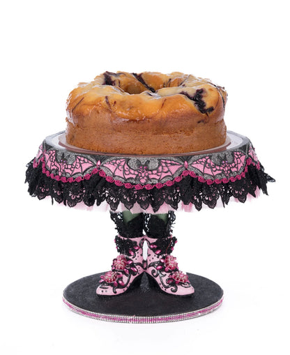 Katherine’s Collection Witch Boots Cake Plate