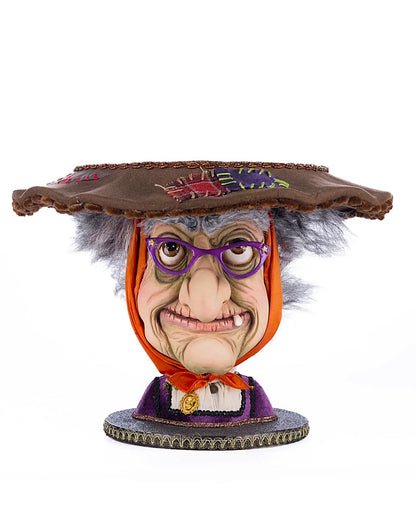 Katherine’s Collection Witch Head Cake Plate