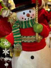 Katherine's Collection Snowman WithUmbrella Treats Holder