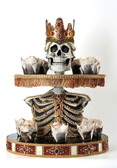 Katherine’s Collection  Shakesfeare Skeleton Tiered Tray