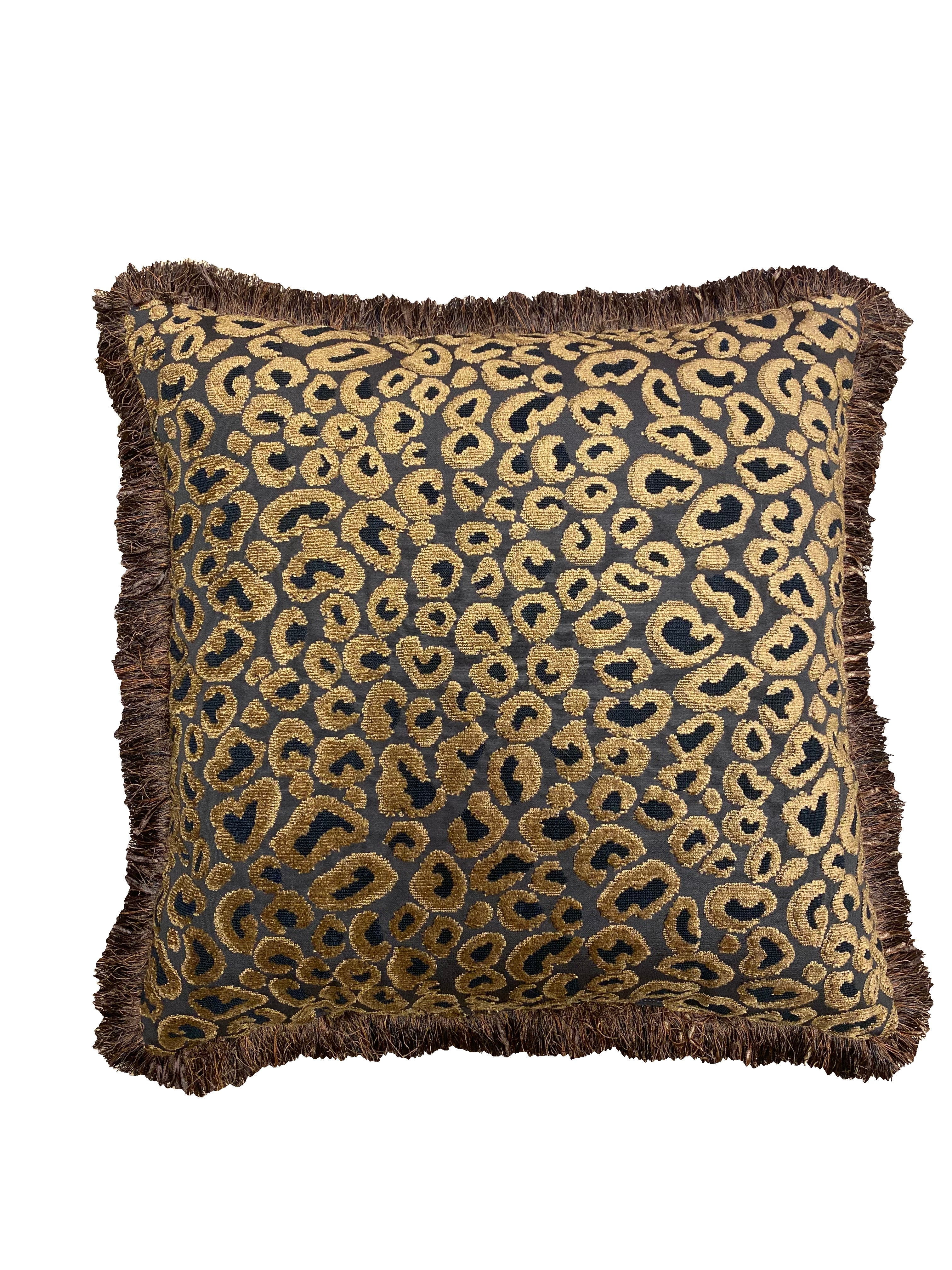 Accent Pillow Leopard Chenille