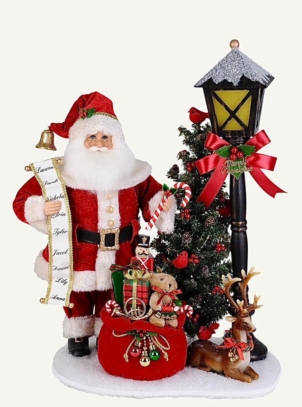 Lighted Christmas Harmony Lamp Post