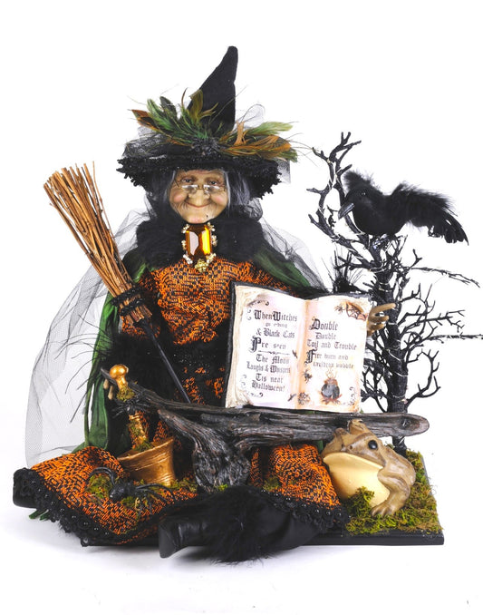 Lighted Sitting Edith Witch