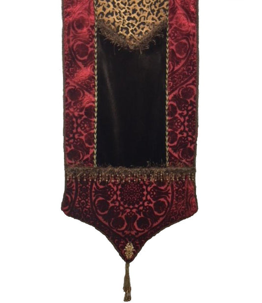 Luxury_table_runner-designer_table_runner-old_world_style_table_runner-red_velvet-leopard_print_table_runner-reilly_chance_collection_grande
