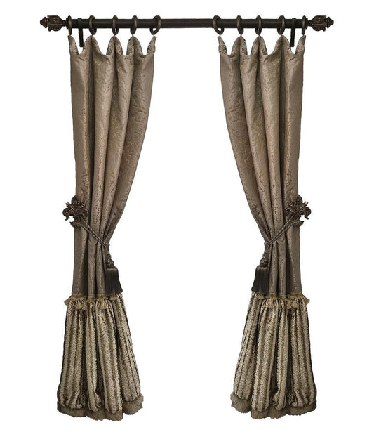 Decorative Curtain Panels Style #11 Available In Any Of Our Fabrics