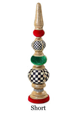 MacKenzie-Childs Cozy Christmas Tabletop Finials