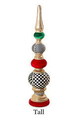 MacKenzie-Childs Cozy Christmas Tabletop Finials