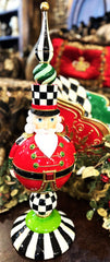 MacKenzie-Childs Granny Kitsch Nutcracker Finial