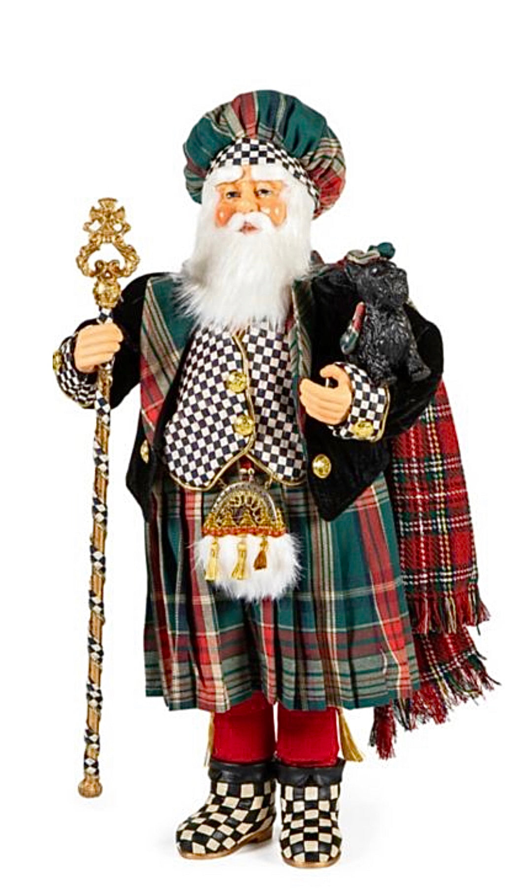 MacKenzie-Childs Scottish Santa