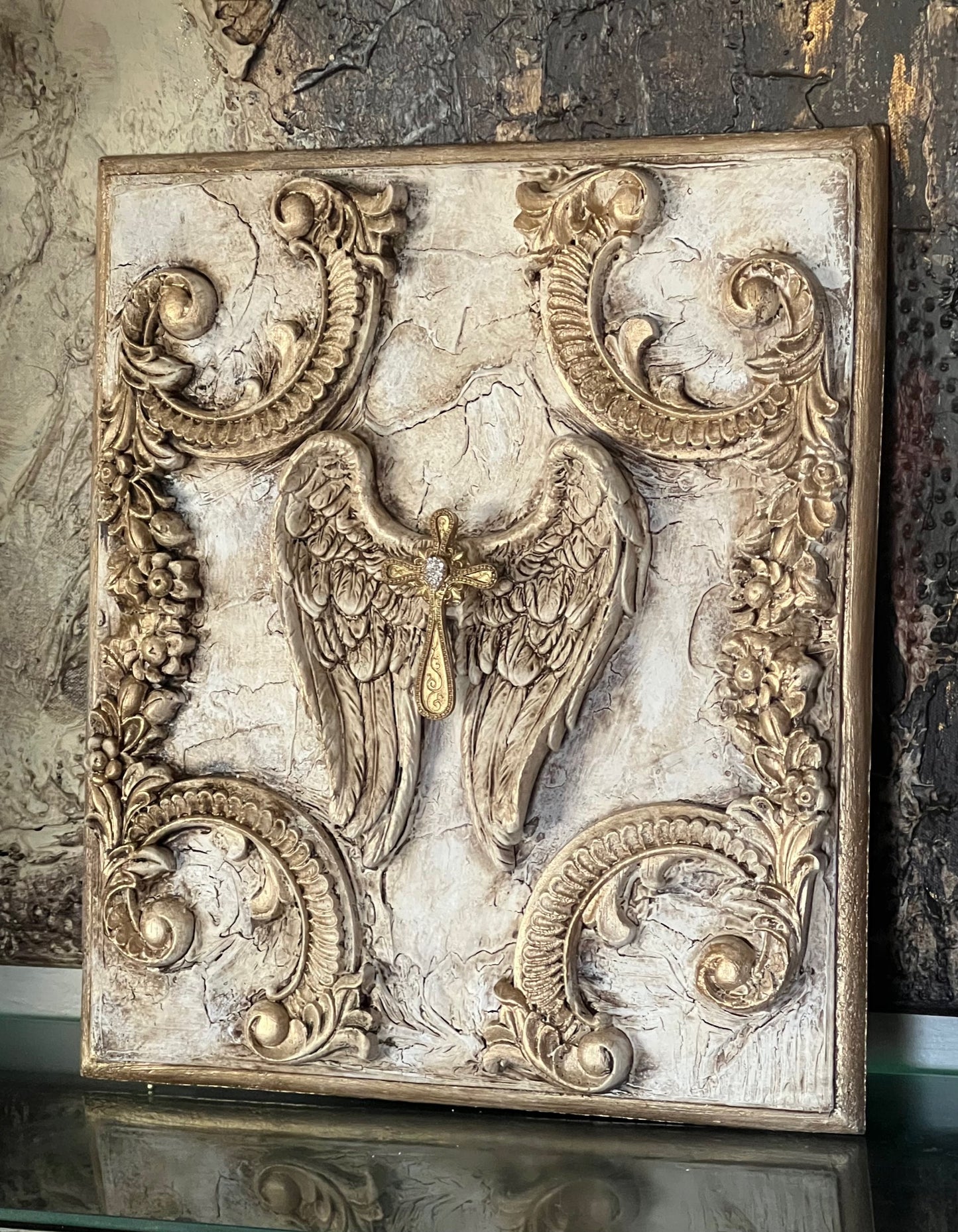 Michelle Butler Decorative Angel Wings Wall Plaque