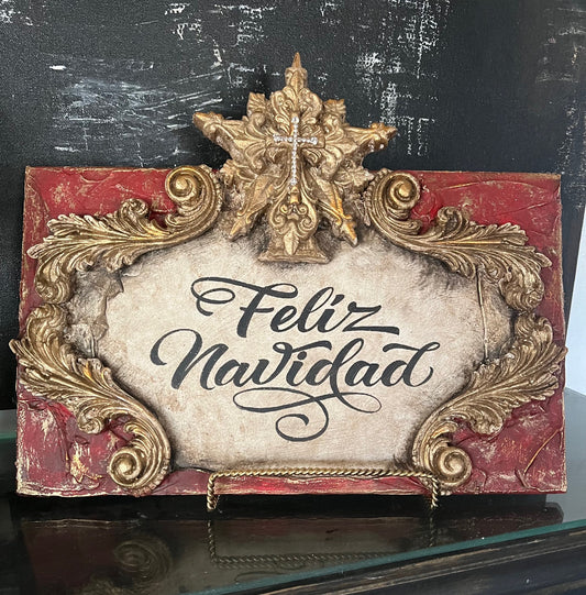 Michelle Butler Feliz Navidad Plaque