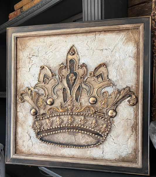 Michelle Butler Framed Crown Art
