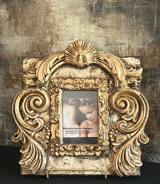 Michelle Butler Small Tabletop Frame with Scrolls