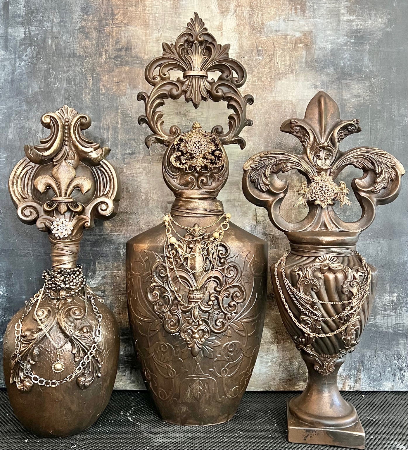 Michelle Butler Bronze Decorative Bottles