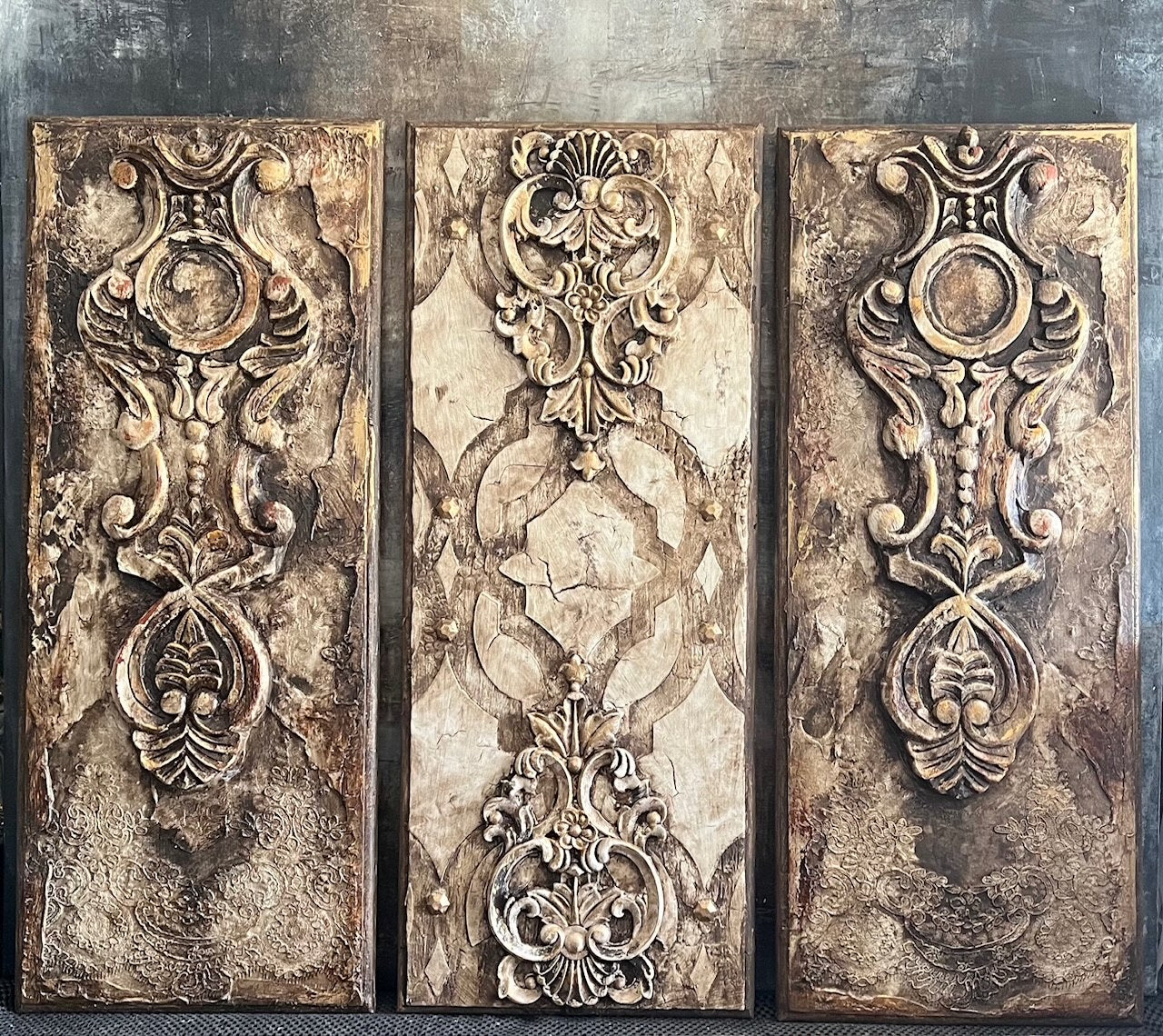 Michelle Butler Designs Set of Three Small Wall Plaques