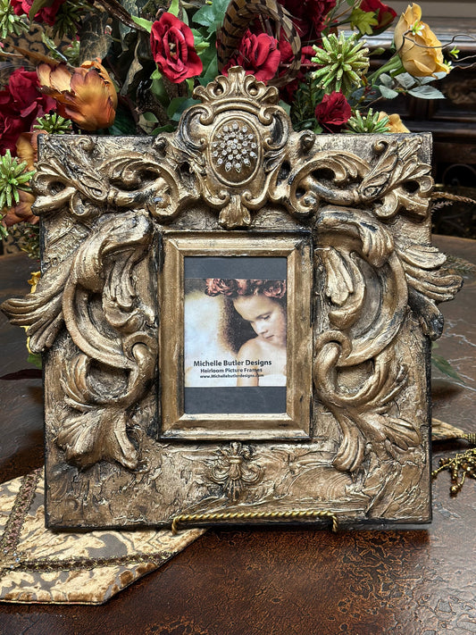 Michelle Butler Tabletop Frame with Acanthus Scrolls