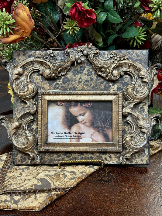 Michelle Butler Tabletop Frame with Acanthus Scrolls