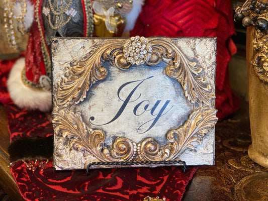 Michelle Butler Joy Plaque Christmas Home Decor