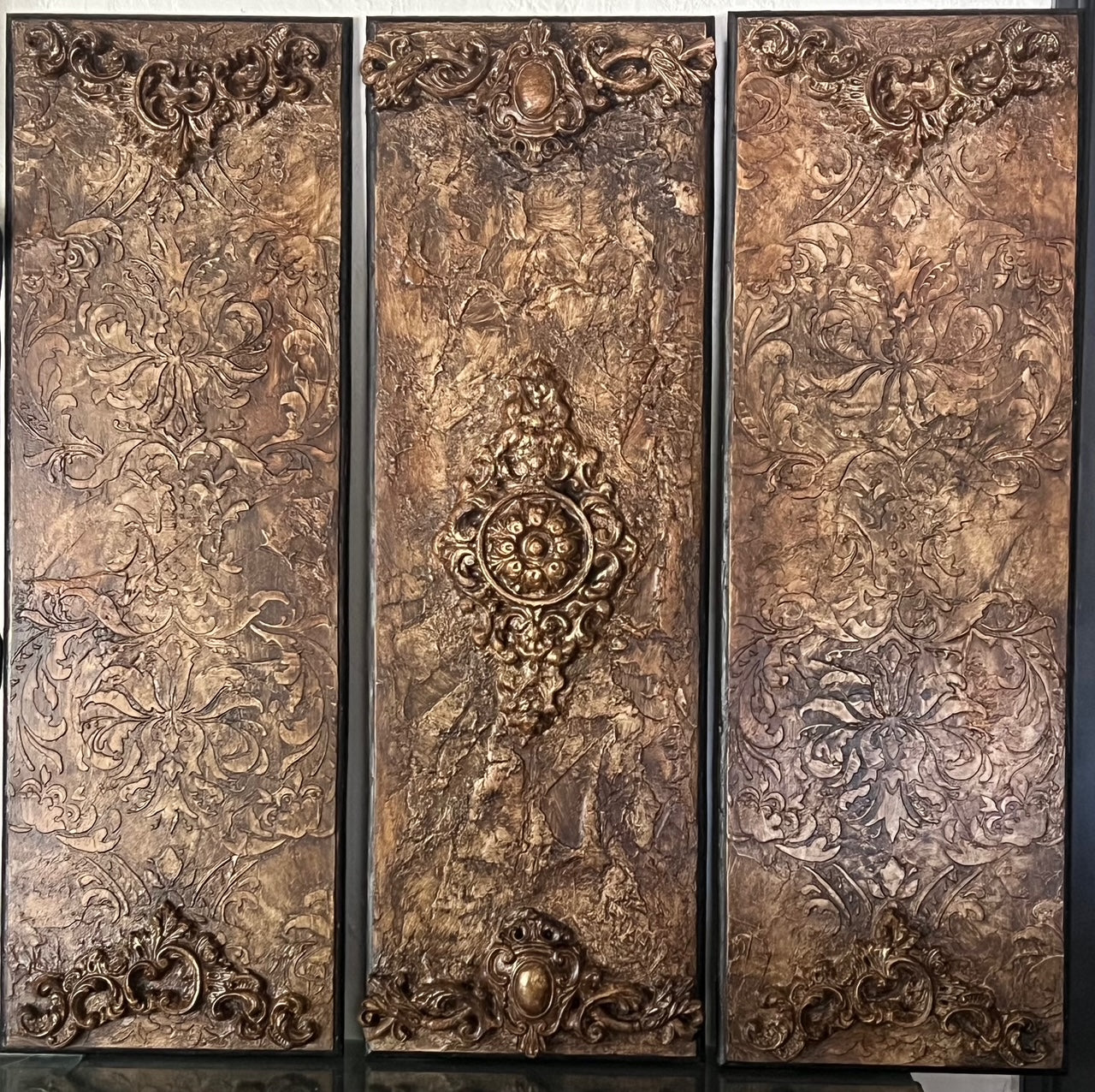 Michelle Butler Designs Set of Three Tuscan Wall Plaques