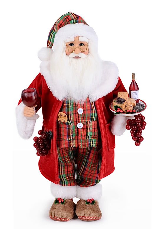 Midnight Snacking Wine Santa