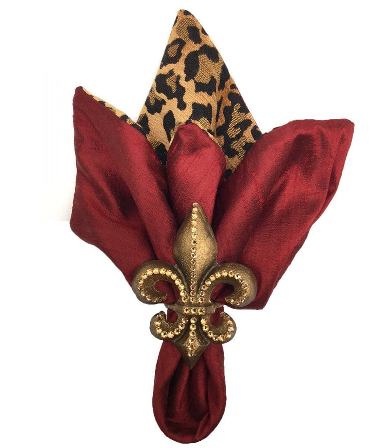 Fleur de lis napkin rings online