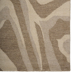 Serengeti-Zebra Ash Rug