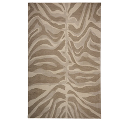 Serengeti-Zebra Ash Rug