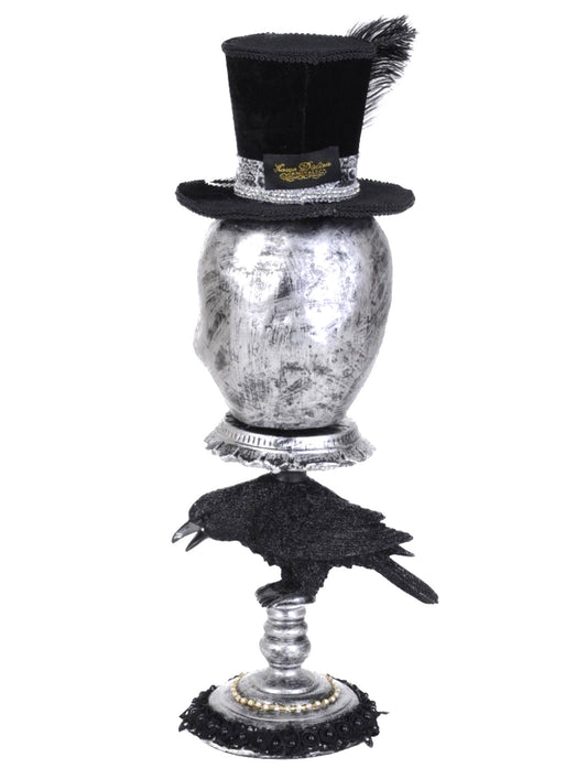 Silver Skull Pedestal