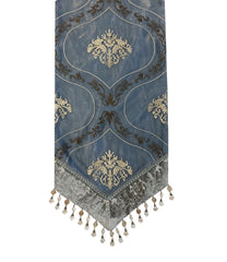 Tranquility Small Decorative Blue Table Runner