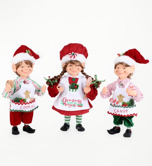 Sugar Rush Elf Set of 3