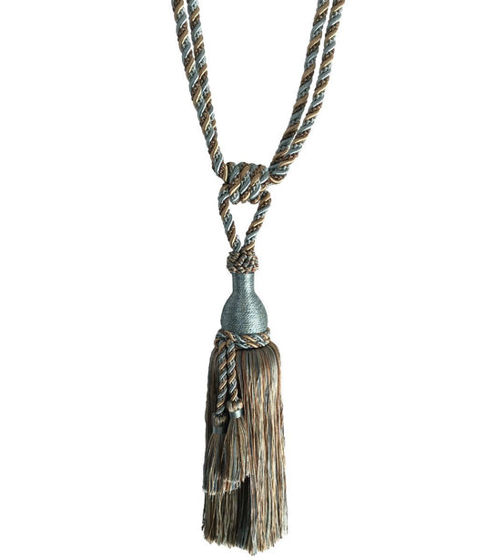 Tassel Tie Back Blue