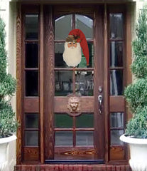 Traditional Santa Head Wall or Door Hanger