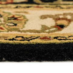 Eloquent Garden Hand Tufted Rug Brilliant Black